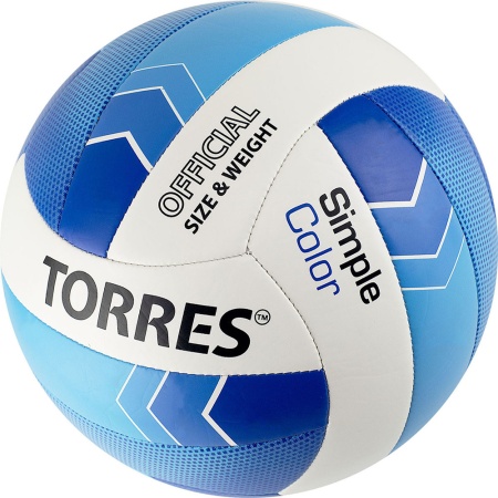 Купить Мяч волейбольный Torres Simple Color любительский р.5 в Киселёвске 